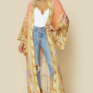 Mermaid Spell Long Kimono Boho Robe Dress S/M/L